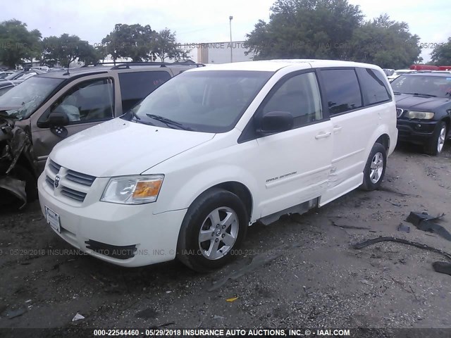 1D8HN44E49B501607 - 2009 DODGE GRAND CARAVAN SE WHITE photo 2