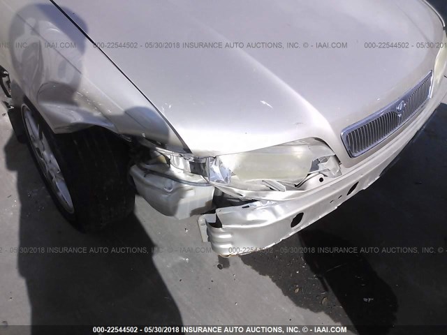 JNKCP11A51T401967 - 2001 INFINITI G20 GRAY photo 6