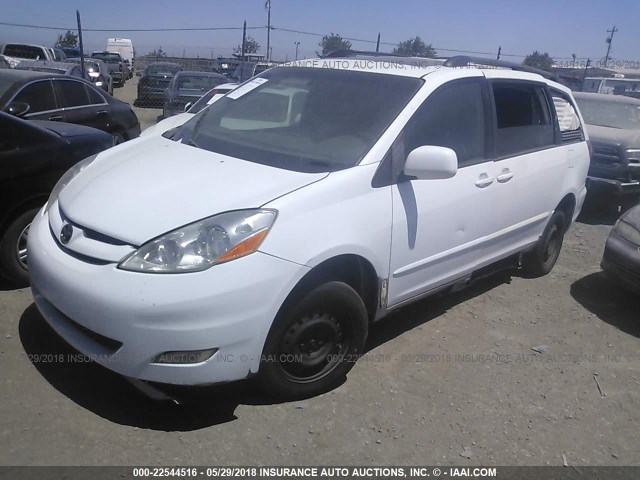 5TDZA22C06S573039 - 2006 TOYOTA SIENNA XLE/XLE LIMITED WHITE photo 2