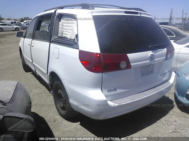 5TDZA22C06S573039 - 2006 TOYOTA SIENNA XLE/XLE LIMITED WHITE photo 3