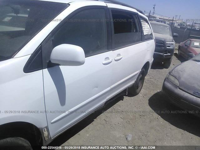 5TDZA22C06S573039 - 2006 TOYOTA SIENNA XLE/XLE LIMITED WHITE photo 6