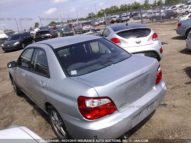 JF1GD67594H515292 - 2004 SUBARU IMPREZA RS GRAY photo 3