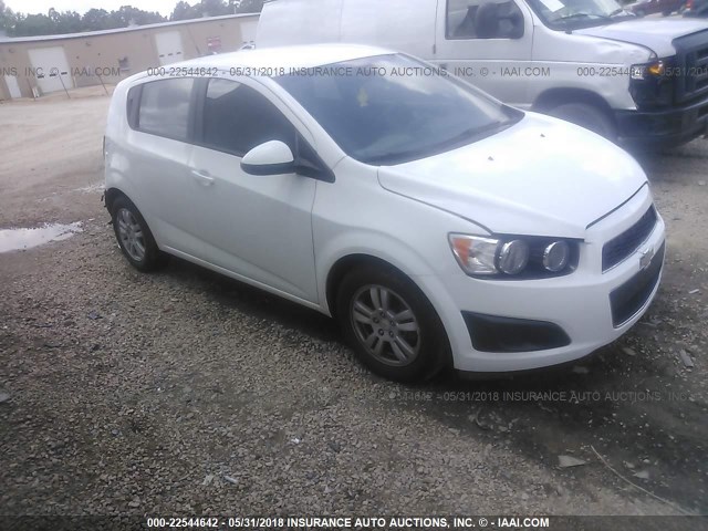 1G1JA6SH4C4145104 - 2012 CHEVROLET SONIC LS WHITE photo 1