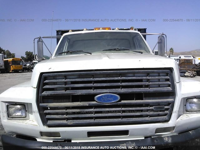 1FDXK74N4FVA47871 - 1985 FORD F7000 WHITE photo 7