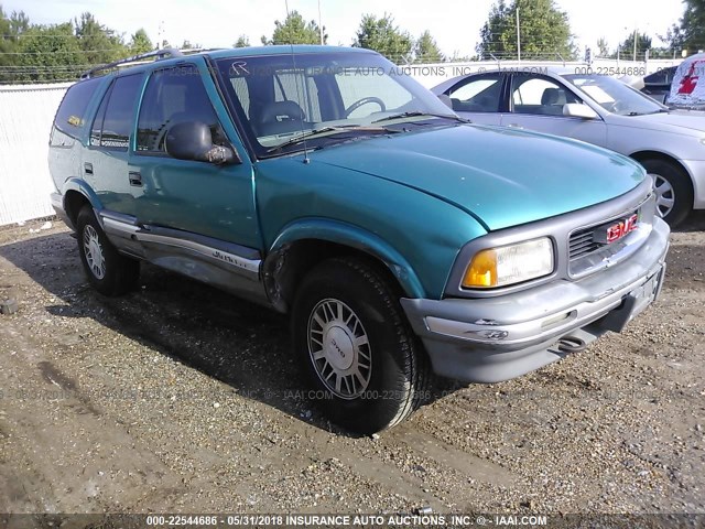 1GKDT13W8S2506492 - 1995 GMC JIMMY GREEN photo 1