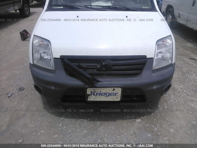 NM0LS7AN1DT168080 - 2013 FORD TRANSIT CONNECT XL WHITE photo 6