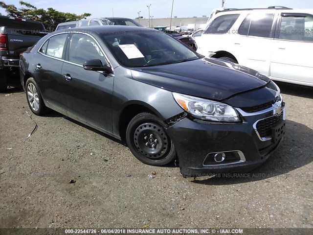 1G11H5SL6EF169910 - 2014 CHEVROLET MALIBU LTZ 灰色 照片 1