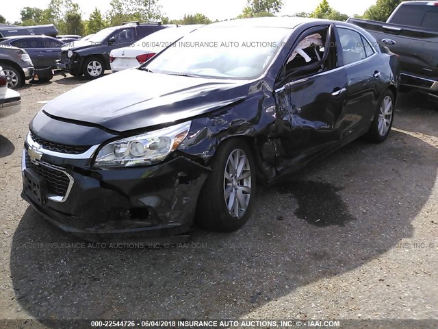 1G11H5SL6EF169910 - 2014 CHEVROLET MALIBU LTZ 灰色 照片 2