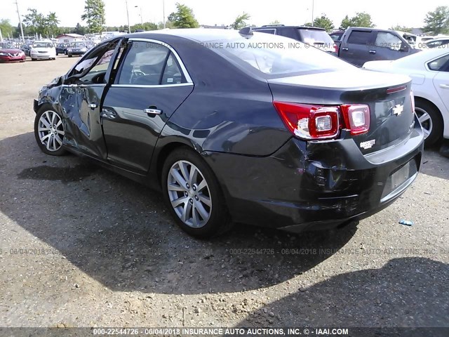 1G11H5SL6EF169910 - 2014 CHEVROLET MALIBU LTZ 灰色 照片 3