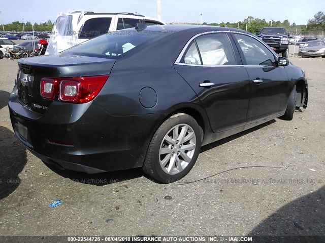 1G11H5SL6EF169910 - 2014 CHEVROLET MALIBU LTZ 灰色 照片 4