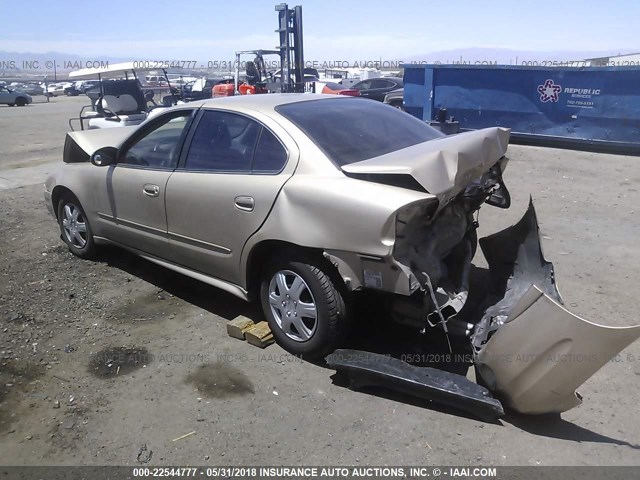 1G2NE52F84M510508 - 2004 PONTIAC GRAND AM SE GOLD photo 3