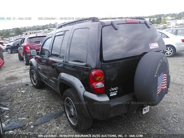 1J4GL48K53W673445 - 2003 JEEP LIBERTY SPORT/FREEDOM BLACK photo 3