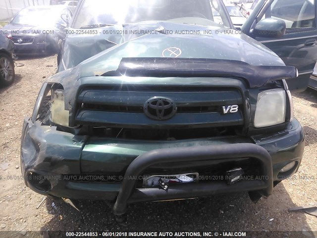 5TBRT381X3S386966 - 2003 TOYOTA TUNDRA ACCESS CAB LIMITED GREEN photo 10