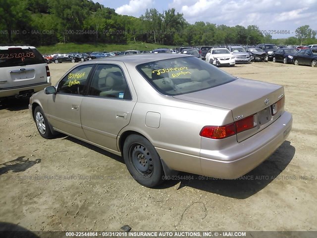 JT2BG22K9Y0396996 - 2000 TOYOTA CAMRY CE/LE/XLE ოქროსფერი ფოტო 3