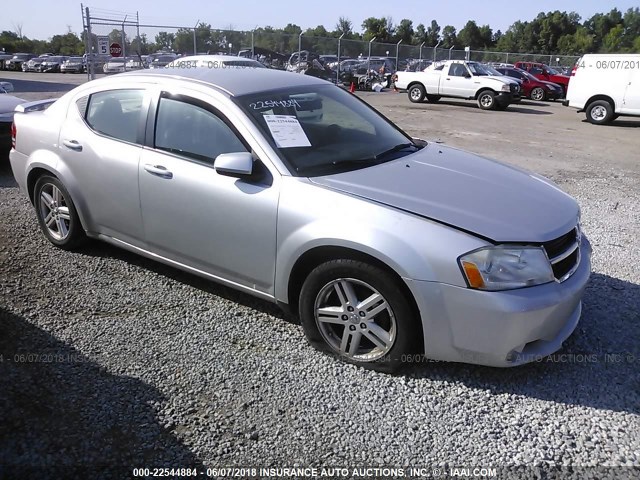 1B3CC5FB9AN163505 - 2010 DODGE AVENGER R/T SILVER photo 1