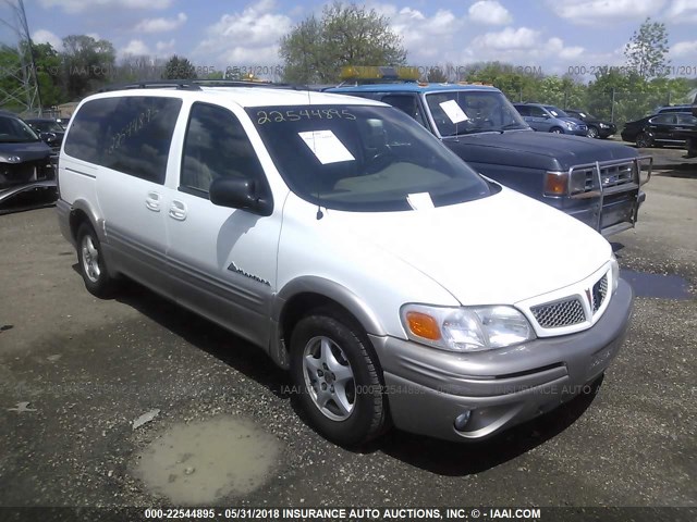 1GMDX03E82D286756 - 2002 PONTIAC MONTANA WHITE photo 1