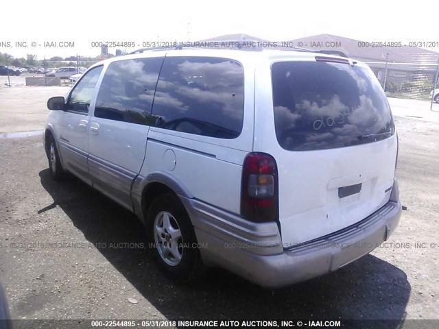 1GMDX03E82D286756 - 2002 PONTIAC MONTANA WHITE photo 3