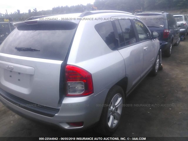 1J4NT1FA6BD287420 - 2011 JEEP COMPASS SPORT SILVER photo 4