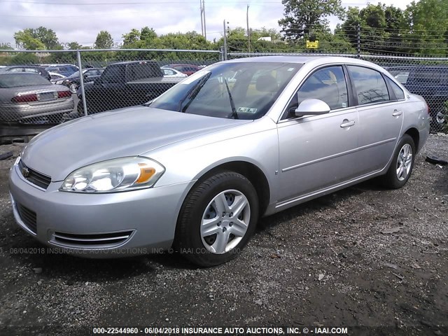 2G1WB58K969327396 - 2006 CHEVROLET IMPALA LS SILVER photo 2