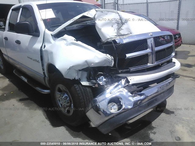 3D7KA28D94G112263 - 2004 DODGE RAM 2500 ST/SLT WHITE photo 6