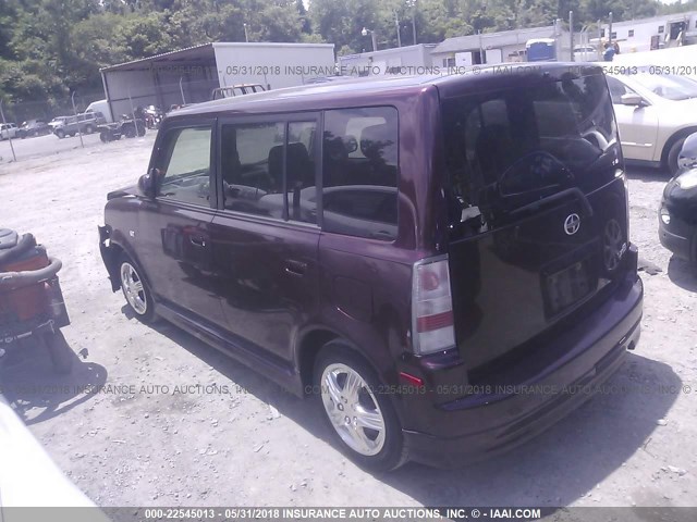 JTLKT324964037426 - 2006 TOYOTA SCION XB იასამნისფერი ფოტო 3