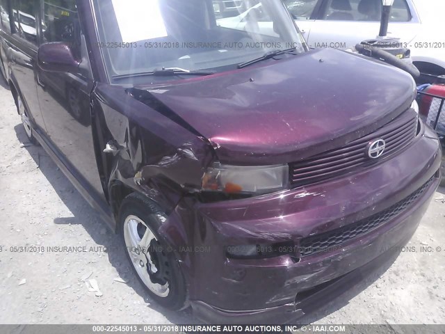 JTLKT324964037426 - 2006 TOYOTA SCION XB იასამნისფერი ფოტო 6