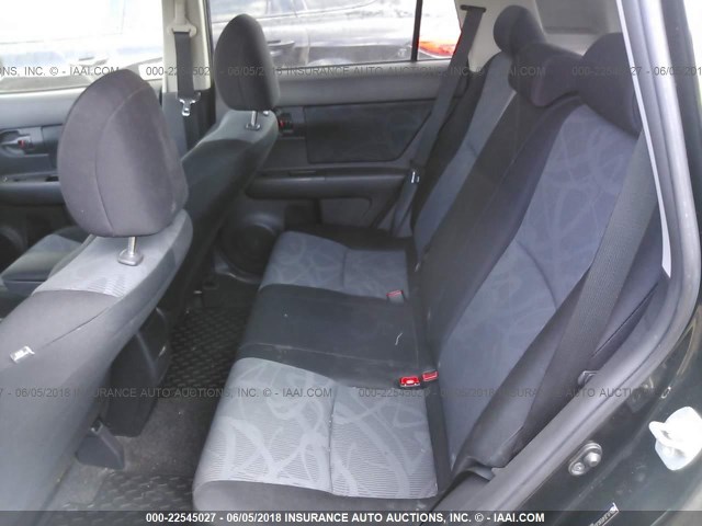 JTLZE4FE8CJ018476 - 2012 TOYOTA SCION XB შავი ფოტო 8