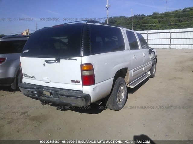 3GKFK16Z62G358691 - 2002 GMC YUKON XL K1500 WHITE photo 4