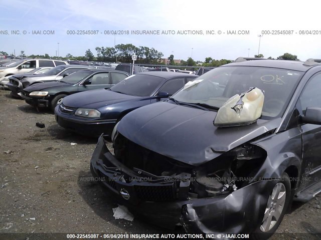 5N1BV28U26N116370 - 2006 NISSAN QUEST S/SE/SL GRAY photo 6