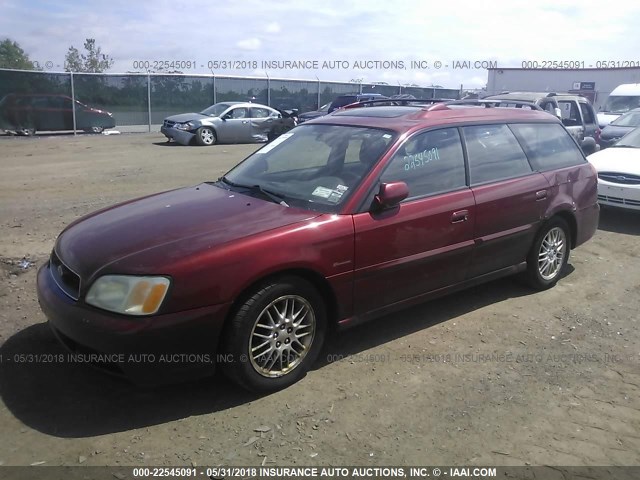 4S3BH625047301183 - 2004 SUBARU LEGACY L SPECIAL RED photo 2