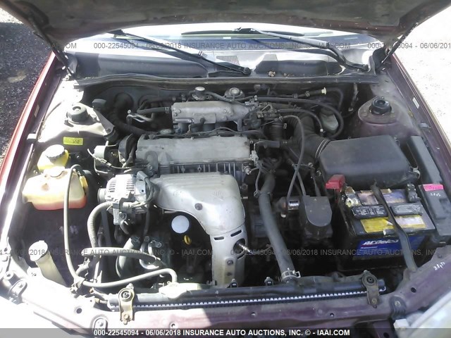 4T1BG22K01U089279 - 2001 TOYOTA CAMRY CE/LE/XLE 栗色 照片 10