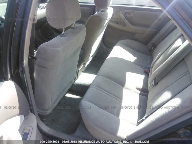 4T1BG22K01U089279 - 2001 TOYOTA CAMRY CE/LE/XLE 栗色 照片 8