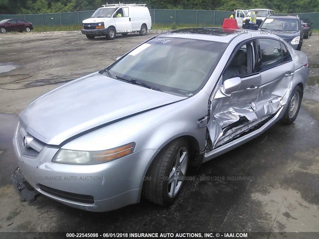 19UUA662X6A014633 - 2006 ACURA 3.2TL SILVER photo 2