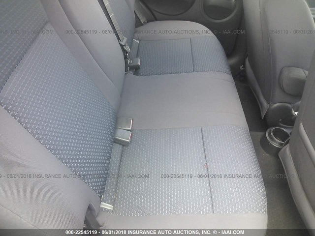 KL1TD66668B083067 - 2008 CHEVROLET AVEO LS RED photo 8