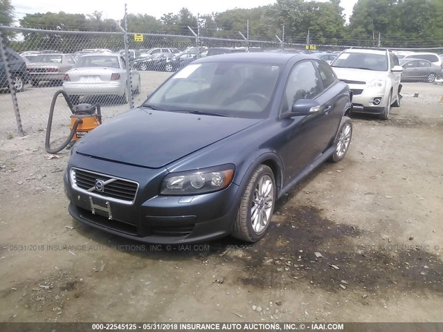 YV1MK672882048877 - 2008 VOLVO C30 T5 BLUE photo 2