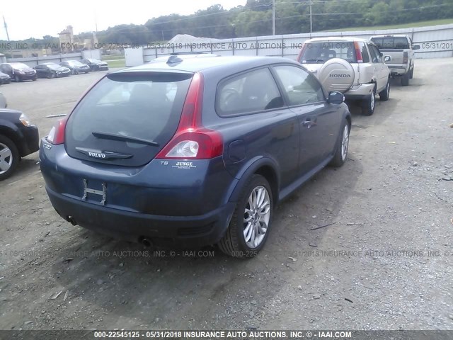 YV1MK672882048877 - 2008 VOLVO C30 T5 BLUE photo 4