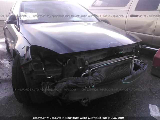 W04GN5EC1B1113429 - 2011 BUICK REGAL CXL BLACK photo 6