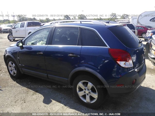 3GNAL2EK2CS579207 - 2012 CHEVROLET CAPTIVA SPORT/LS BLUE photo 3