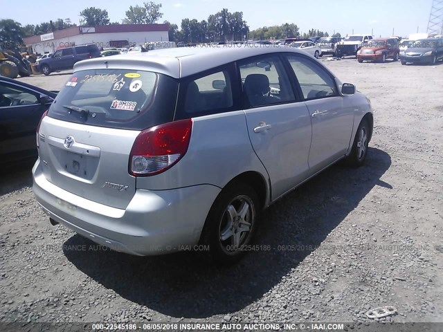 2T1KR32E14C241764 - 2004 TOYOTA COROLLA MATRIX XR GRAY photo 4