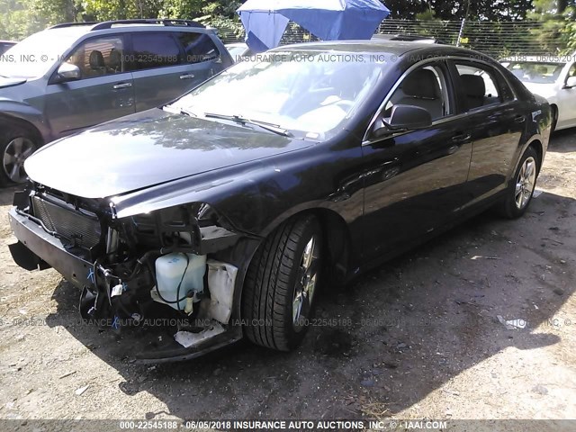 1G1ZB5E10BF277370 - 2011 CHEVROLET MALIBU LS შავი ფოტო 2