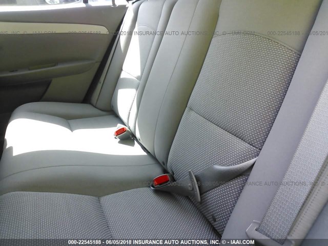 1G1ZB5E10BF277370 - 2011 CHEVROLET MALIBU LS შავი ფოტო 8