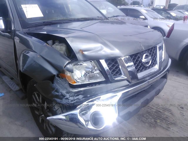 1N6AD09U69C416366 - 2009 NISSAN FRONTIER CREW CAB SE/CREW CAB LE GRAY photo 6