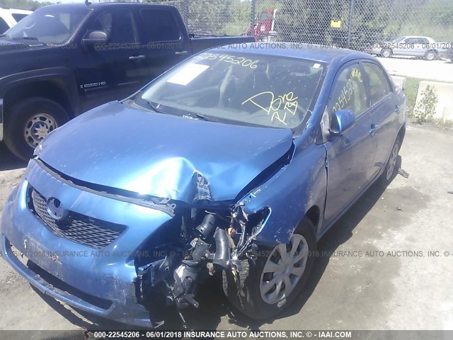 JTDBL40E299039197 - 2009 TOYOTA COROLLA LE/XLE BLUE photo 2