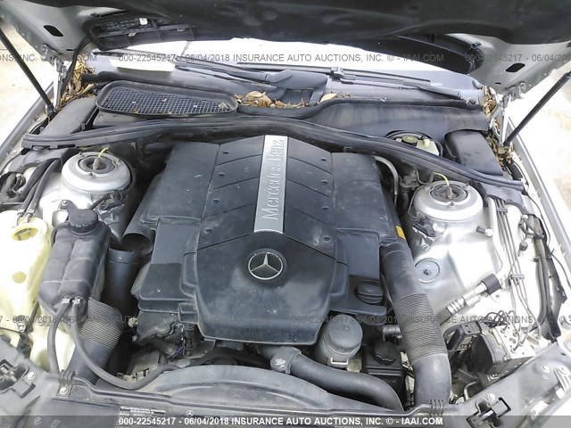 WDBNG70JX2A272943 - 2002 MERCEDES-BENZ S 430 SILVER photo 10