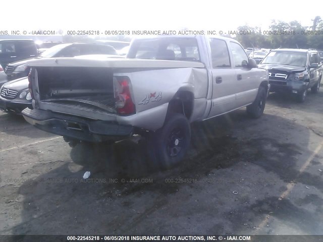 2GCEK13V071181922 - 2007 CHEVROLET SILVERADO K1500 CLASSIC CREW CAB GRAY photo 4