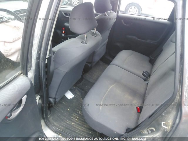 JHMGE8H37DC060311 - 2013 HONDA FIT GRAY photo 8