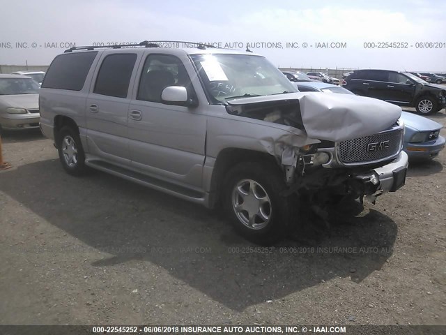 1GKFK66U74J225702 - 2004 GMC YUKON XL DENALI Pewter photo 1