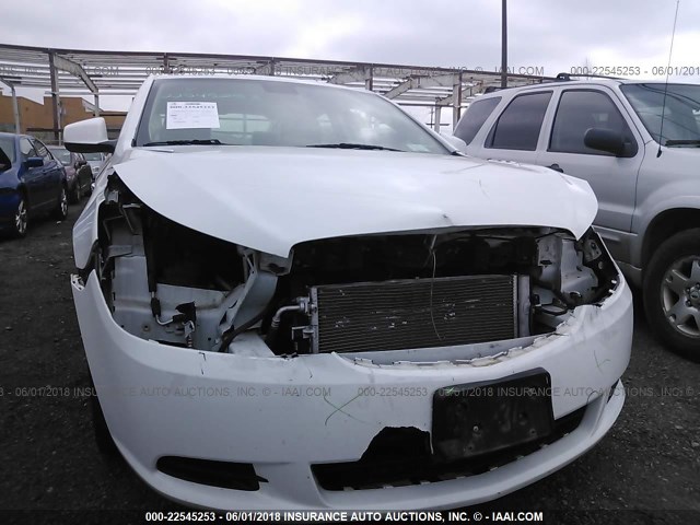 1G4GB5EG5AF135044 - 2010 BUICK LACROSSE CX WHITE photo 6