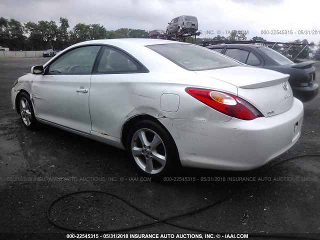 4T1CA30P64U012432 - 2004 TOYOTA CAMRY SOLARA SE/SLE WHITE photo 3