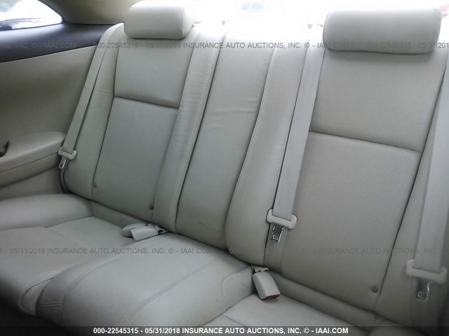 4T1CA30P64U012432 - 2004 TOYOTA CAMRY SOLARA SE/SLE თეთრი ფოტო 8